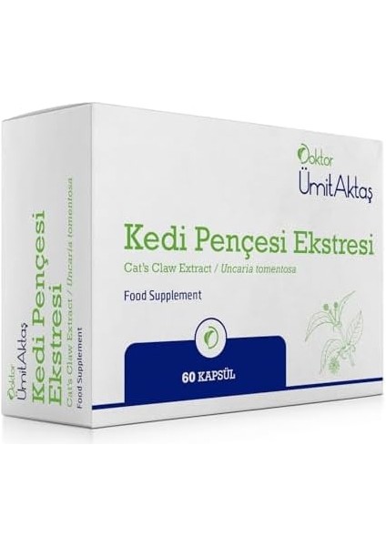 Dr. Ümit Aktaş Kedi Pençesi Ektresi 60 Kapsül modelleri