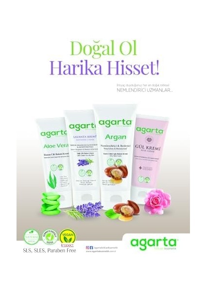 Agarta Gül KREMİ-75ML-NEMLENDİRİCİ Bakım Kremi fiyatları