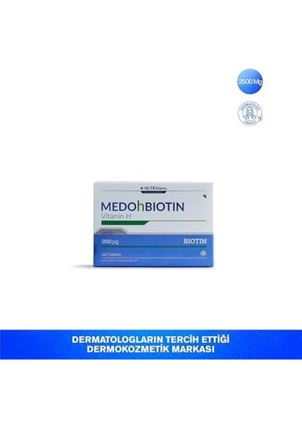 Dermoskin Medohbiotin 2,5 Mg. 120 Tablet 1 Paket (1 x 14.4 G)
