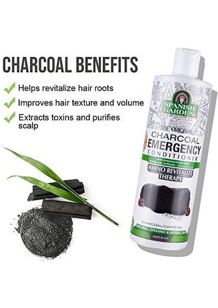 Spanish Garden Organik Kömür ve Kahve Özlü Yoğun Arındırıcılı Saç Kremi 450 ml fiyatları