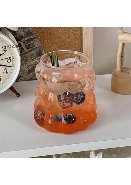 378 Dayanıklı Borosilikat Boncuk Şekilli Cam Kahve ve Sunum Bardağı Üzüm 2 Parça 350ML modelleri