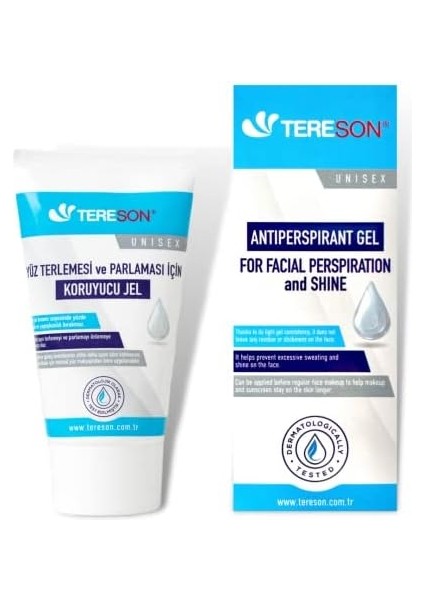 Tereson Yüz Terlemesi ve Parlaması Için Koruyucu Jel, 50ML