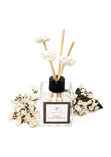 50 ml Çiçek Bambu Çubuklu White Jasmine Oda Kokusu