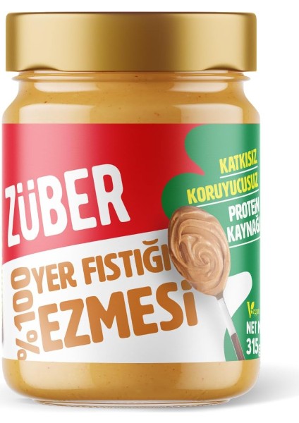 ZÜBER%100 Fıstık Ezmesi 315 G