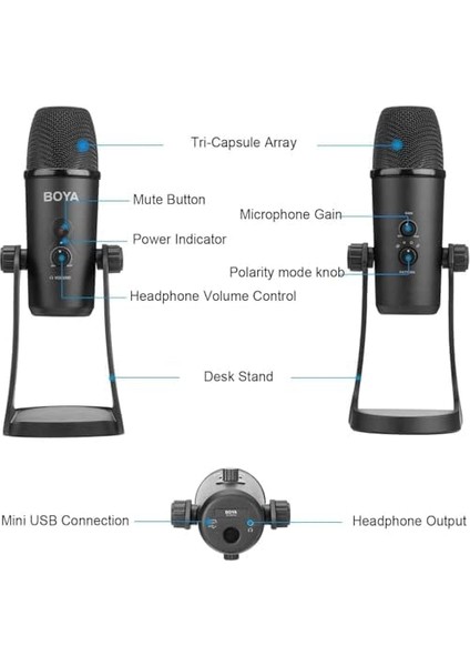 Boya BY-PM700 USB Canlı Yayın Mikrofonu, Standart fiyatları