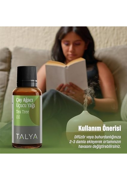 TALYA%100 Saf Çay Ağacı Uçucu Yağı 10ML - Akne ve Sivilce Karşıtı - Cilt Bakımı - Difüzör Için Aromaterapi Yağı fiyatları