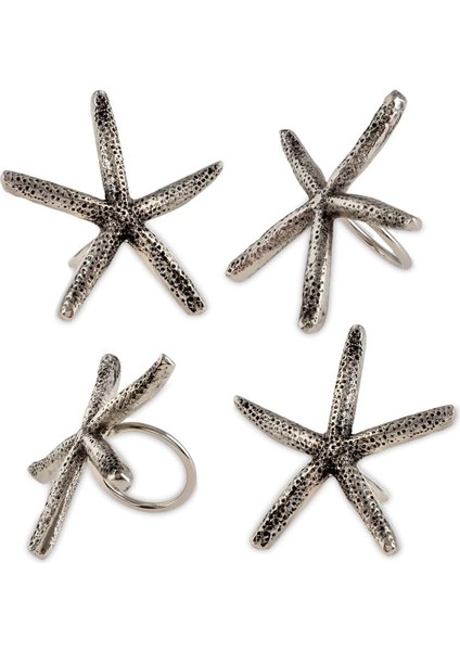 Deep Sea Deniz Yıldızı 4'lü Peçete Halkası