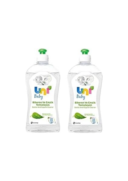Uni Baby 500 ml Biberon ve Emzik Temizleyici x 2 Adet