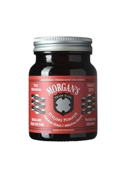 Morgan's Medium Hold & Shine - Orta Tutucu Parlaklık Veren Şekillendirici Pomad (Red Label) 100 gr