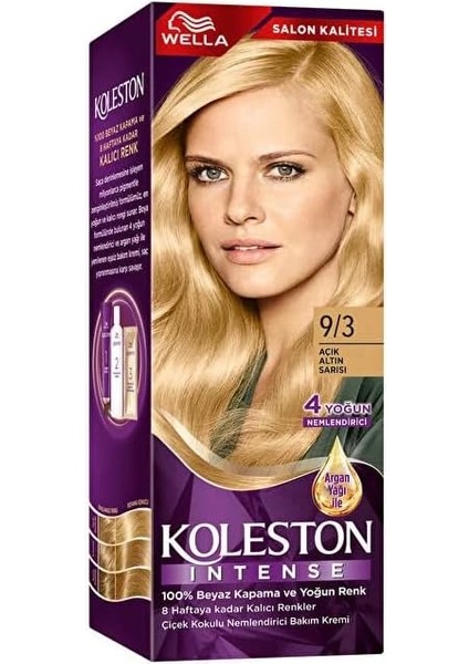 Koleston Intense 9-3 Açık Altın Sarısı Saç Boyası