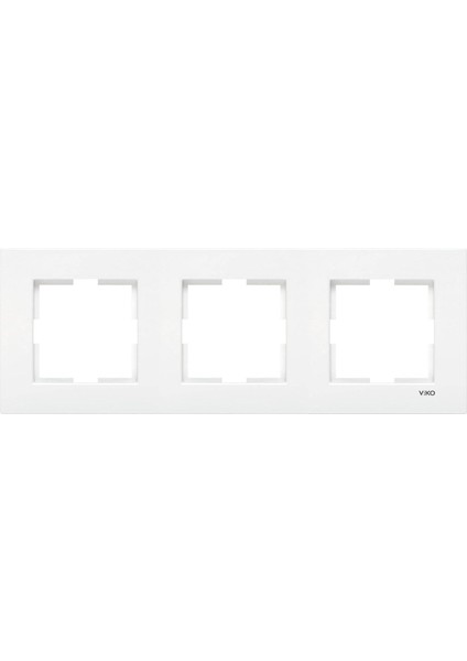 Karre Beyaz Üçlü Çerçeve