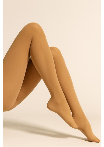 Micro 40 Orta Kalın Mat Ten Külotlu Çorap - Tarzınla Fark Yarat modelleri