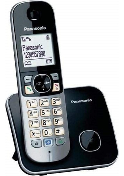 KX-TG6811 Dect Telsiz Telefon Siyah Handsfree