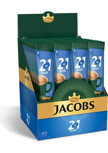 Jacobs 2'si 1 Arada 10.5 Gram x 40 x 8 Adet, Kahve fiyatları