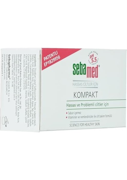 Sebamed Kompakt Temizleme Barı