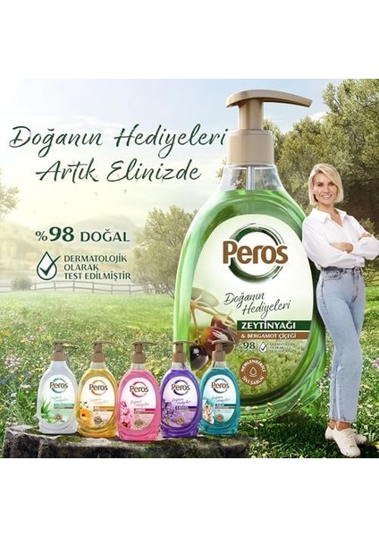 Peros Doğanın Hediyeleri Amber & Gül Sıvı Sabun 3000 G fiyatları