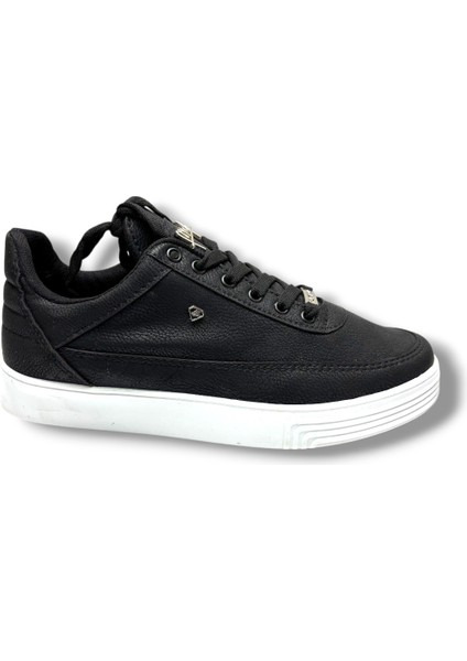 011-2-26 Baskı Deri Bağcıklı Erkek Ayakkabı Siyah Beyaz fiyatları