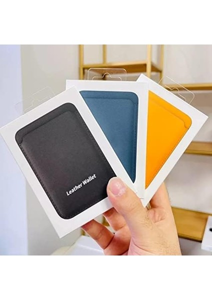 ile Uyumlu Özellikli Deri Cüzdan (Siyah) fiyatları