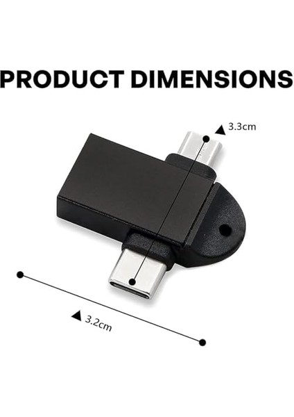 3'ü 1 Arada Micro USB Type-C Otg Dönüştürücü Adaptör Otg C Tipi Adaptör 2 In 1 Otg Mikro USB Dönüştürücü USB C 3.0 Disk Fare Konektörü Akıllı Telefon USB Tak Çalıştır 3 In 1 fiyatları