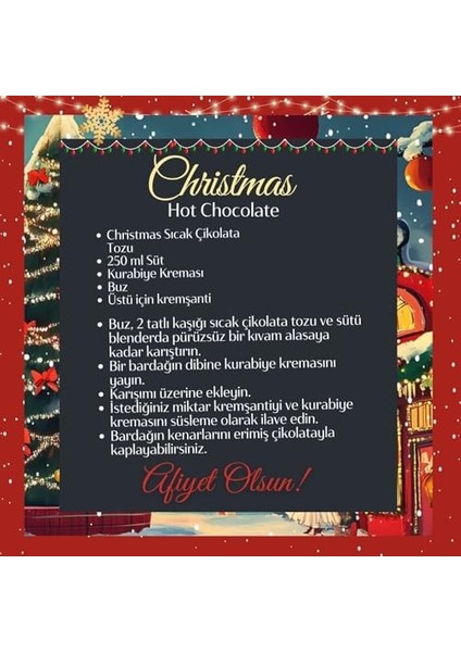 Mim And More Christmas Kiss Hot Chocolate 2024 - Çikolatalı Marshmallow Aromalı Sıcak Çikolata, 200 gr