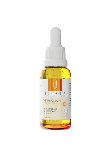 Lee Shia Aydınlatıcı Vitamin C Serum 30 ml (Ascorbıc Acıd%15 Ferulıc Acıd%0.5 Aloe Vera)