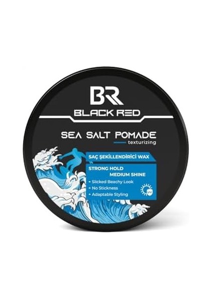 Black & Red Wax Saç Şekillendirici Wax Sea Salt Pomade Deniz Tuzlu Güçlü Tutuş - 120 ml modelleri