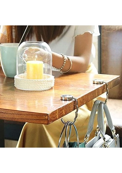 Dekoratif Desenli Masa Kenarı Çanta Askı Aparatı Aleti Askılık modelleri