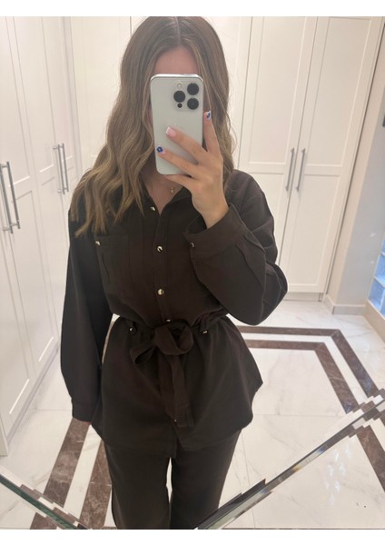 Uzun Kollu Keten Takım - Kahve fiyatları