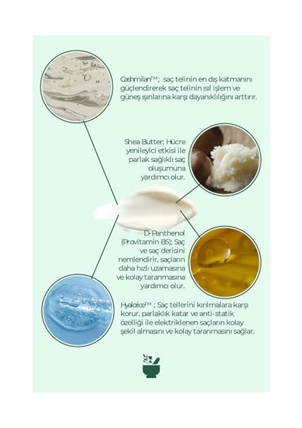 Cosmed Yıpranmış Saçlara Özel Keratin Içeren Nemlendirici Saç Bakım Kremi modelleri