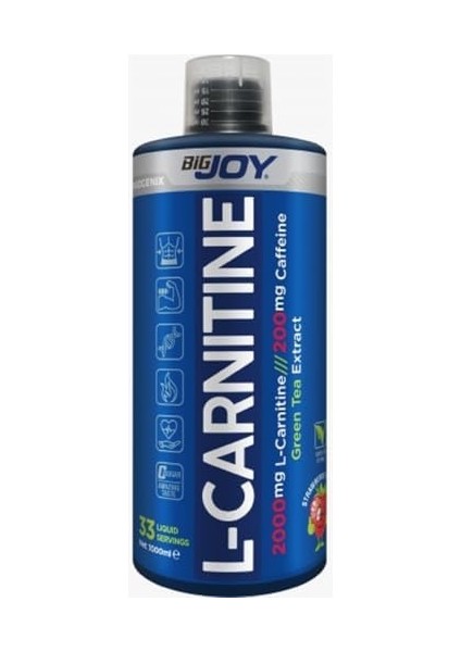 Bigjoy L-Carnitine Karnitin 1000 ml Çilek