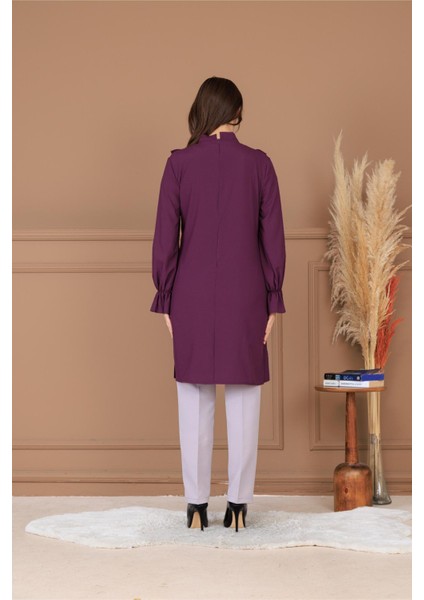 Asel Tesettür Takım Mürdüm ELB82 fırsatları