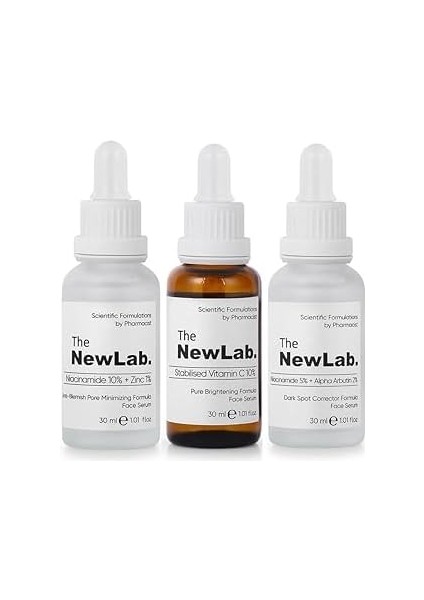 The Newlab. Leke Önleyici, Aydınlatıcı ve Akne Karşıtı Bakım Seti