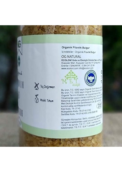 Og Organik Pilavlık Bulgur 800 gr modelleri