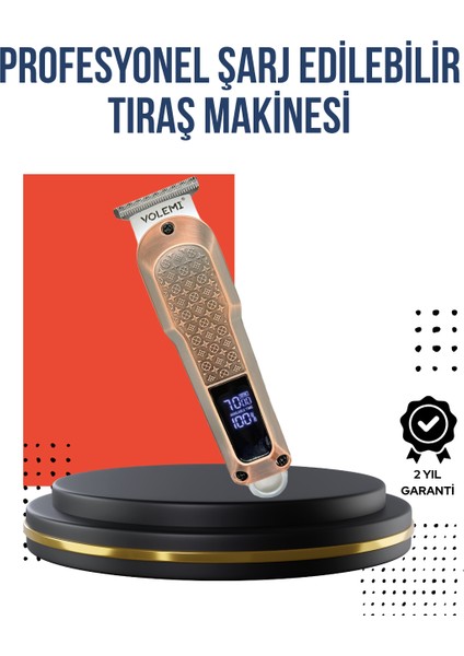 Profesyonel Saç Tıraş Makinesi – 7000RPM Güçlü Motor ve 4 Kademeli Ayar - CHT3687-1640