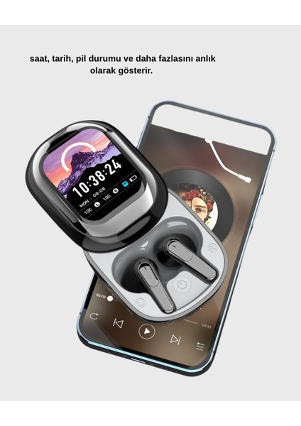 Akıllı Ekranlı Kablosuz Kulaklık – Gürültü Engelleme ve Hd Ses Deneyimi - M620R877-K22620 indirimleri