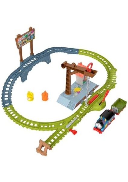 & Pille Çalışan Thomas ve Troublesome Truck ile Thomas ve Arkadaşları Teslimatı Motorlu Tren Seti, 3 Yaş Üstü Çocuklar Için, HTN34 fiyatları