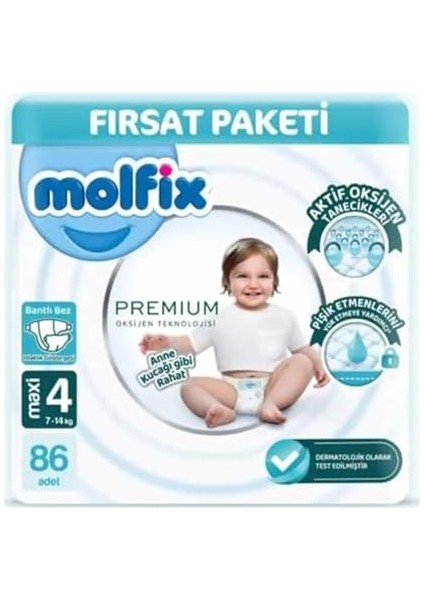 Molfix Oks Maxi 86'lı Bebek Bezi