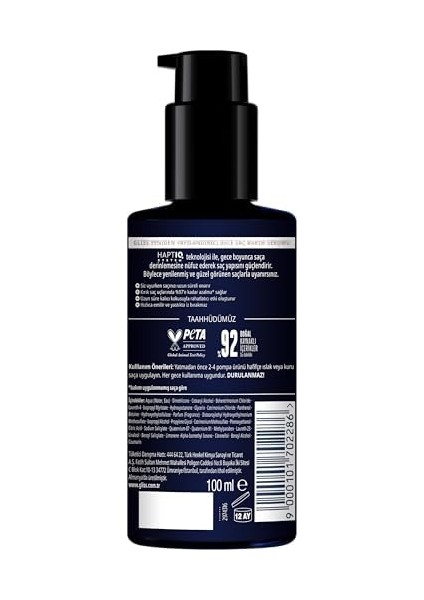 Gliss Night Elixir Yeniden Yapılandırıcı Gece Bakım Serumu, 100ML