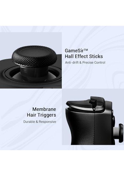 X5 Lite Type-C Mobile Gaming Controller For (Usb-C), & Harmonyos Phones,lightweight, Hall Effect Sticks, Supports Radiator & -Through Charging ( ) fiyatları