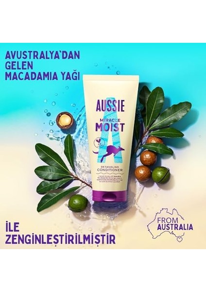 Aussie Miracle Moist Kuru Saçları Canlandıran Nemlendirici Saç Kremi 1000ML modelleri