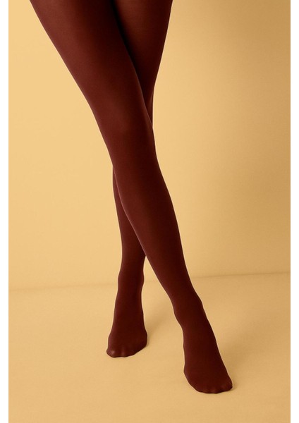 Çok Renkli 6'lı Paket Cotton Kadın Külotlu Çorap Pamuklu & Mat 60 Den Pantyhose ( Doğal Iplik )