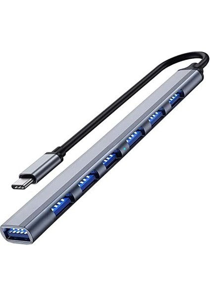 Vienon USB C Hub 3.0, Alüminyum 7'si 1 Arada USB C Dongle Usb, MacBook Pro, Imac, iPad Pro, Chromebook, Pixelbook, Xps, ve Daha Fazla Tip C Aygıtları Için Uzatın fiyatları
