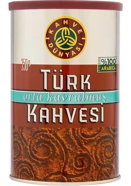 Kahve Dünyası Orta Kavrulmuş Türk Kahvesi 250 gr