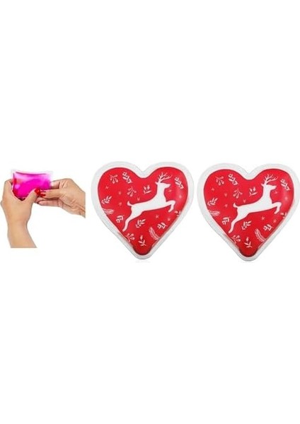 Iki Adet Kalpli Geyikli Cep Sobası,el Isıtıcı,sıcak Su Torbası Pvc 9cm fiyatları