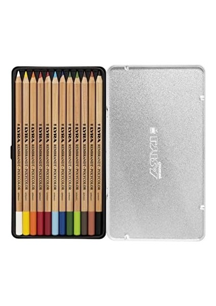 Rembrandt Polycolor Kuruboya, 12'li Metal Kutu fiyatları