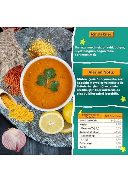 Makarna Lütfen! Ezogelin Çorbası Karışımı Siyez Bulgurlu 75 gr fiyatları