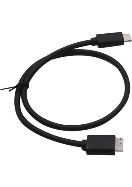 Type C To Micro B 3.0 Kablo 1 Metre Siyah Renk Hızlı Veri Aktarım Kablosu Micro B Harici Harddisk Kablosu modelleri
