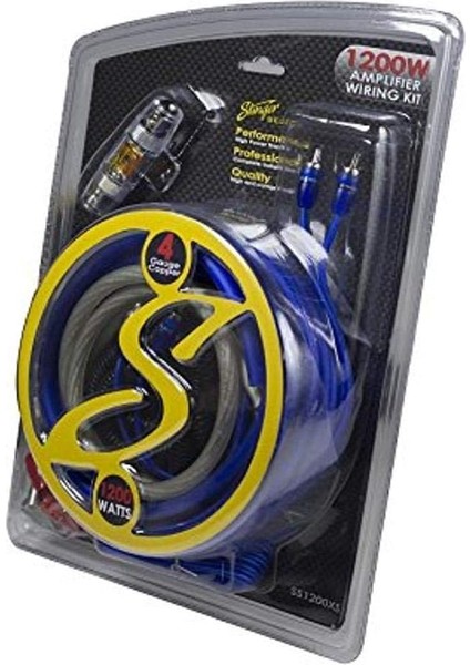 SS1200XS 4ga Amfi Kablo Kiti, 1200W, Bakır
