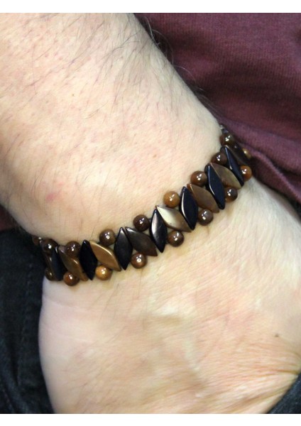 Doğal Kuka Ağacı Erkek Asansörlü Ayarlanabilir Bileklik EUB113 fiyatları