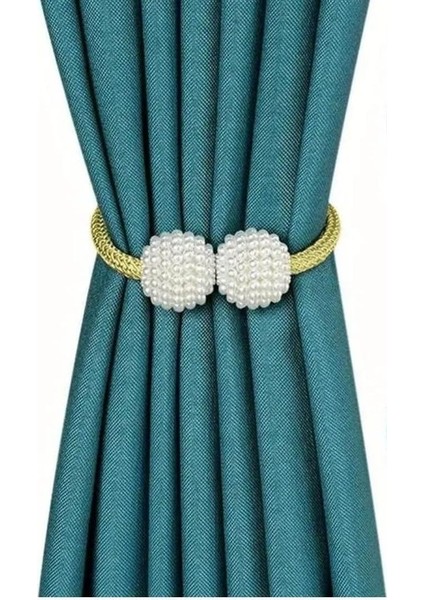 Manyetik Klipleri Iç Dekorasyon Topları Tokaları 2 Adet Toplama Aparatı